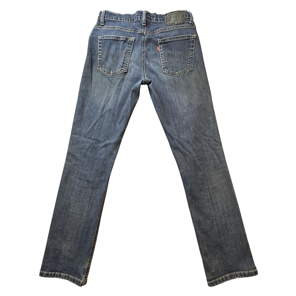 Levi's 511 Jeans Boys 16 Regular 28x28 Blue Denim Slim Performance Stretch Youth